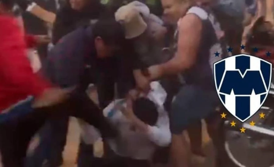 Los aficionados de Rayados se volvieron a ver involucrados en una pelea.