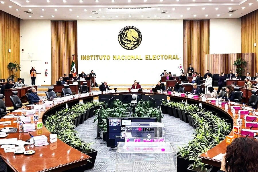 Pleno del INE, en sesión. | INE